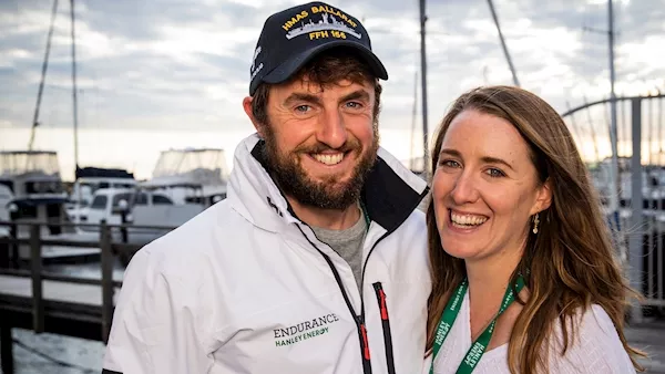 Irish sailor arrives into Perth 10 days after being rescued from Indian Ocean