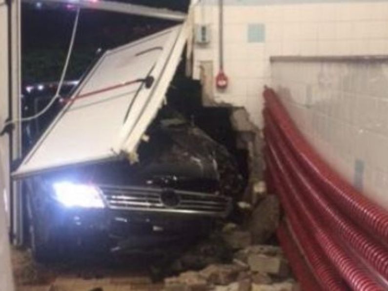 Cork swimming pool closed after car crashes through wall
