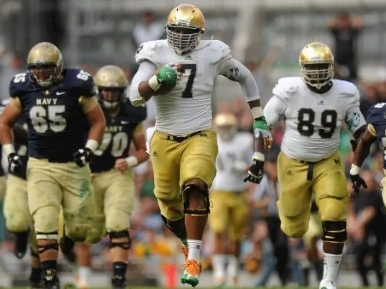 American football returning to Dublin with announcement of Notre Dame v Navy game
