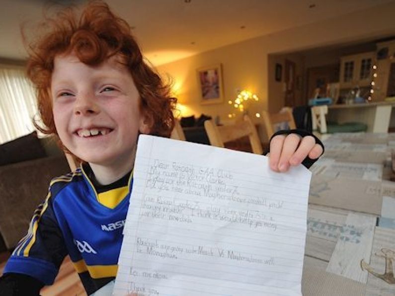 Victor, 7, offers to help Monaghan GAA club scarred by sinkhole in show of sportsmanship
