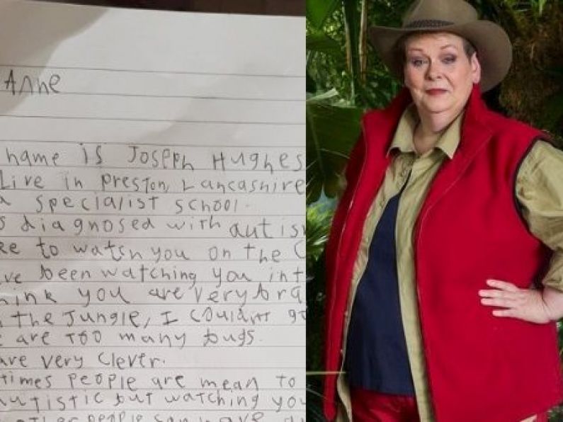 ‘People are mean to me because I am autistic': Schoolboy writes heartfelt letter to Anne Hegerty