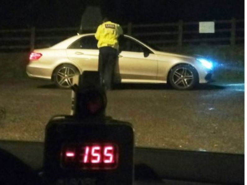 Wexford Gardaí stop Merc driver speeding at 155kmph
