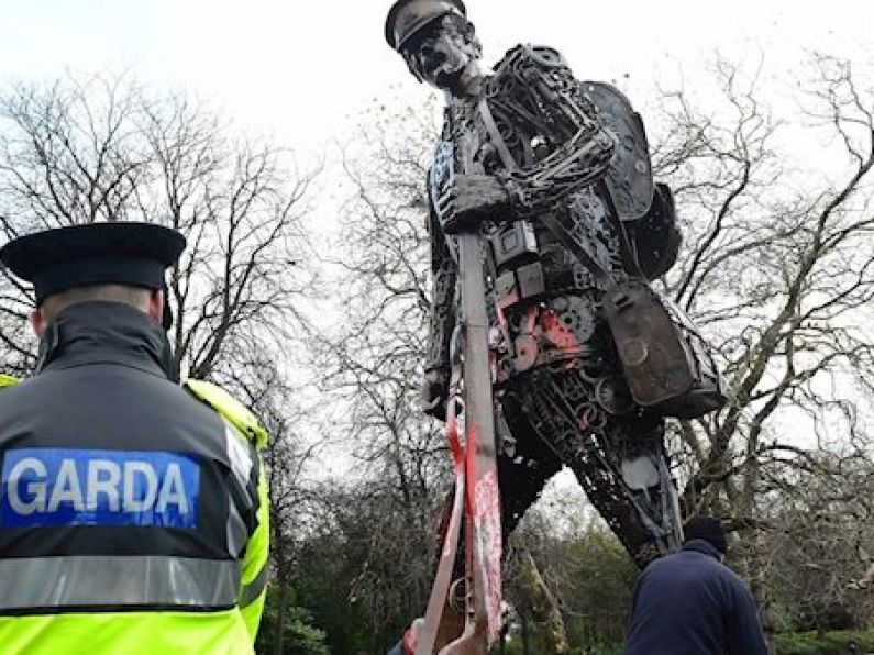 Iconic WW1 'Haunting Soldier' sculpture vandalised