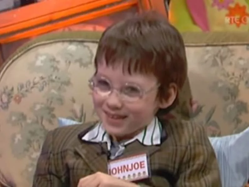 Remember John Joe from the Late Late Toy Show? Well he still loves clocks