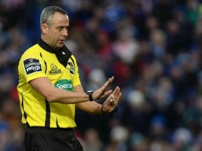 Top Irish referee retires from officiating Test match rugby