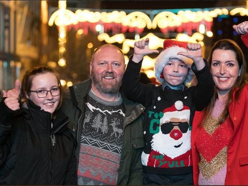 Some 20,000 people turn out to watch Vicky Phelan switch on the Christmas lights in Limerick