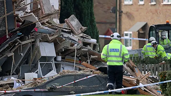 Neighbours describe 'thunder' explosion that killed man in UK house collapse