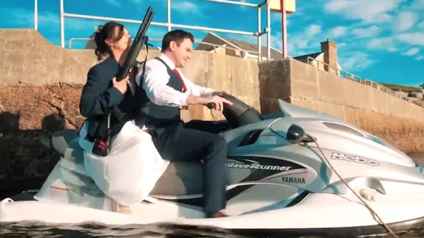 VIDEO: Donegal couple shock guests with action-packed wedding video