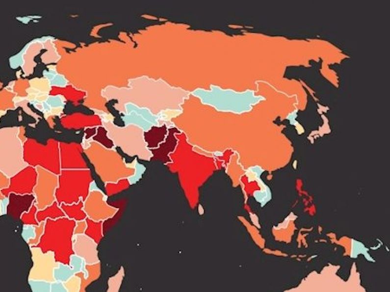 Ireland ranked 9 out of 31 European countries in international terrorism impact 'index'