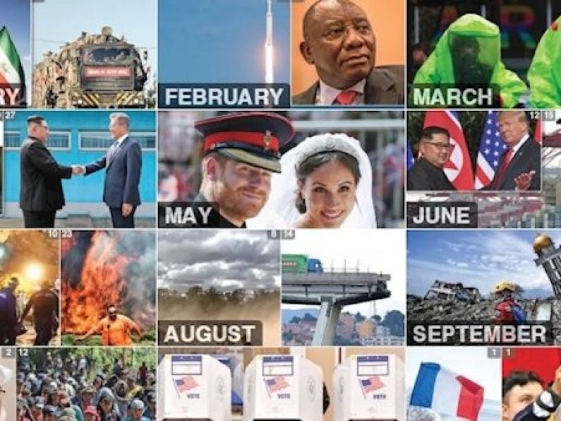 A graphical look back at a busy year in global news