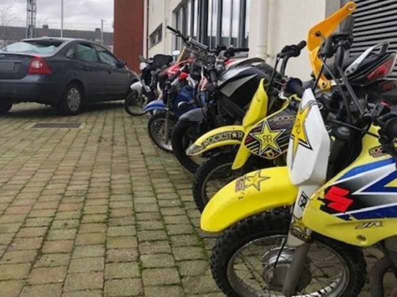Gardaí continuing to examine CCTV following seizure of 11 motorbikes and two cars
