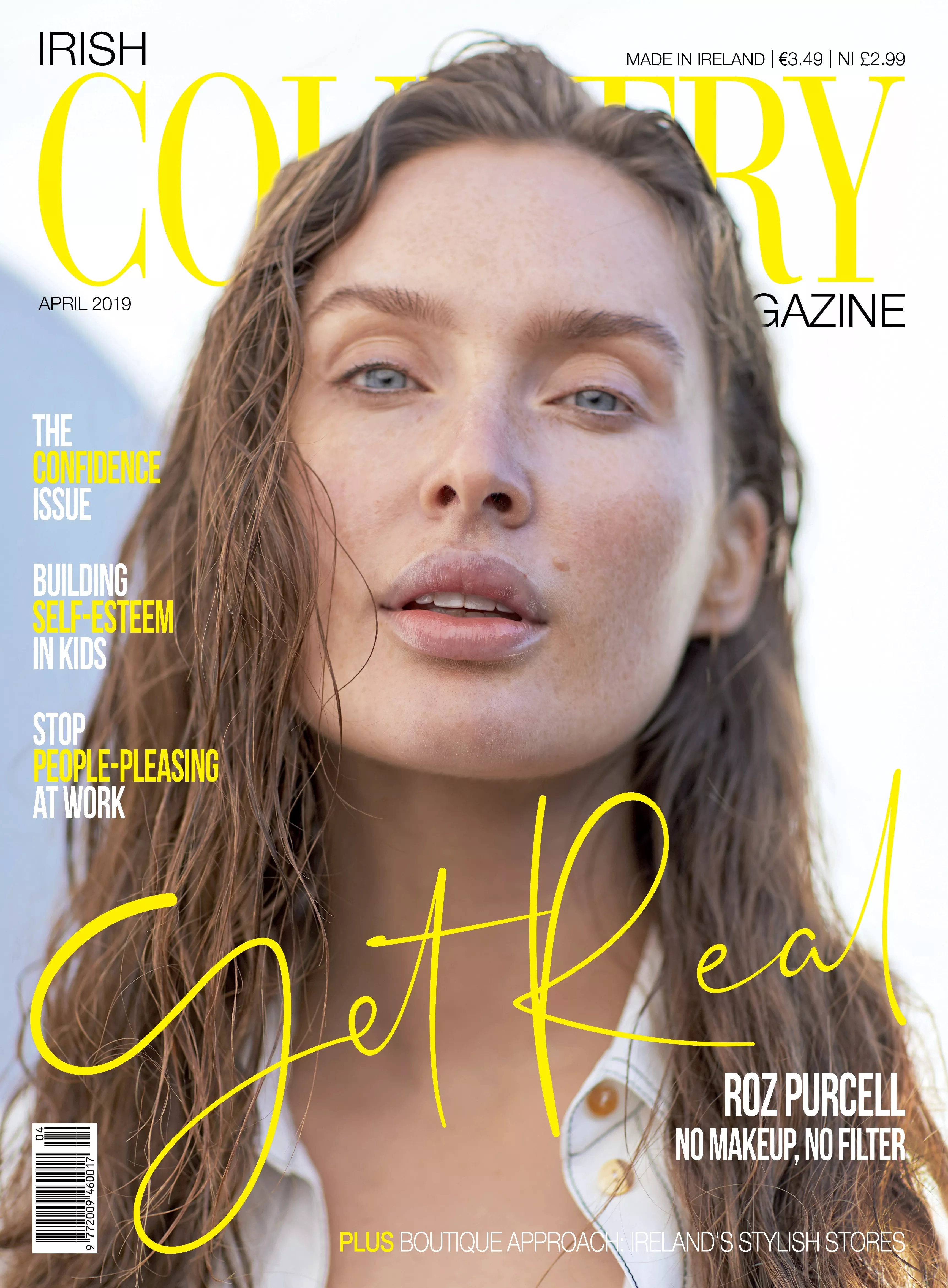 Roz Purcell jokes about being 'orange' as she goes make-up free for magazine cover