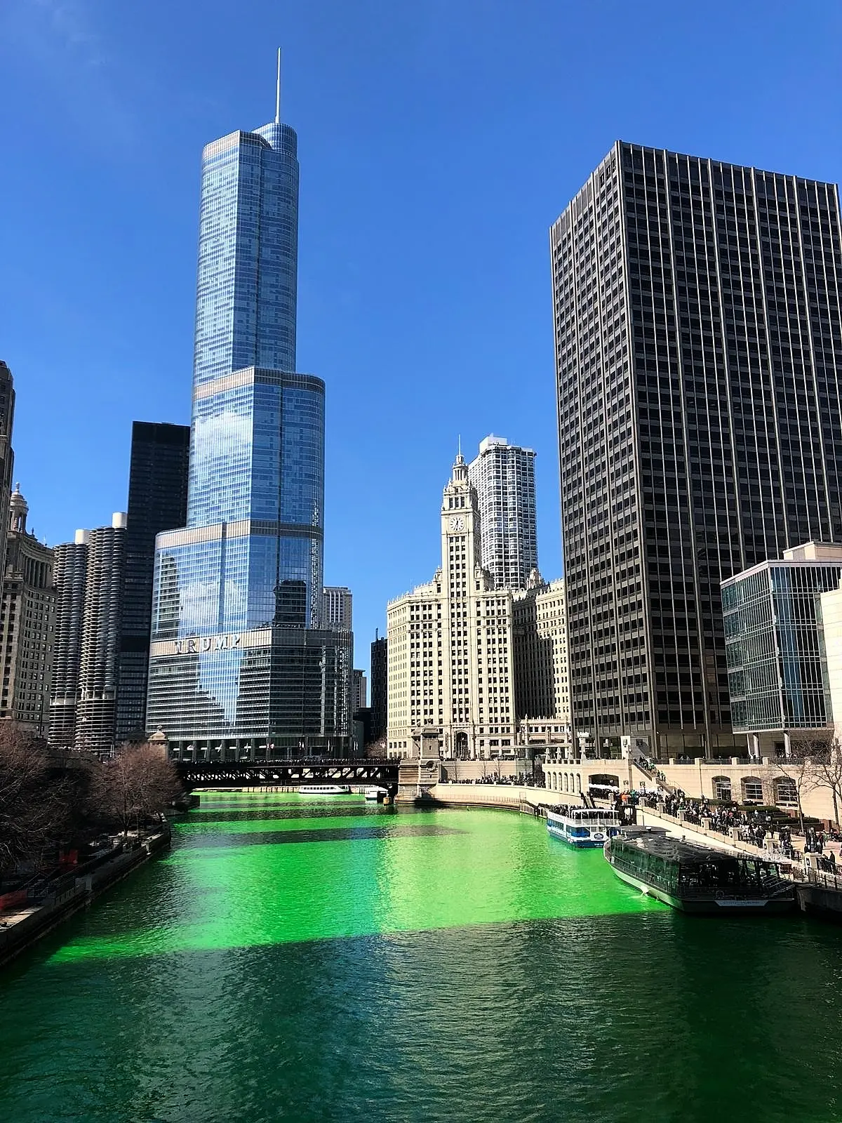 Leo Varadkar marches alongside Conor McGregor at Chicago St Patrick’s Day parade