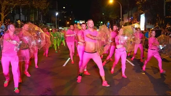 Pictures: Panti Bliss leads Irish float in front of half a million people at Sydney's Mardi Gras