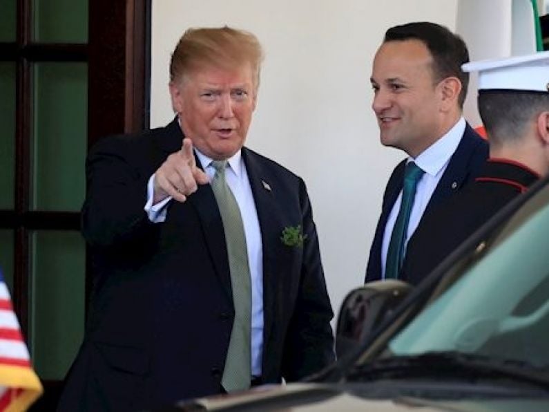 Protest outside Leinster House as Varadkar meets Trump in US