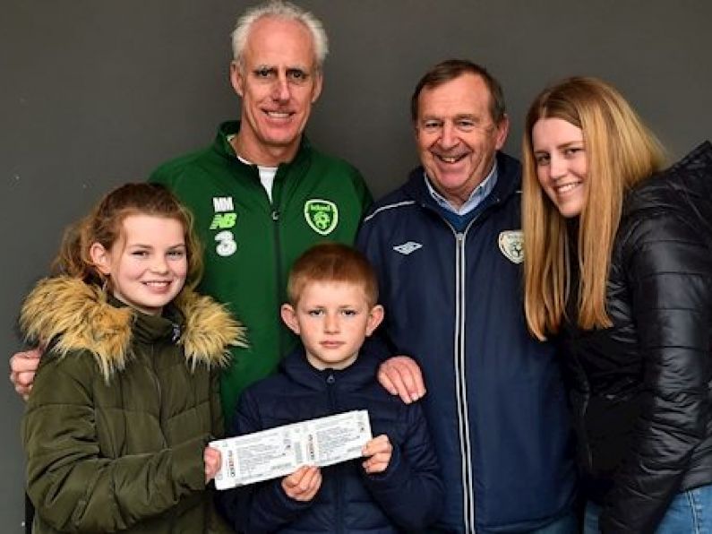 Mick McCarthy donates tickets to father's hometown club in Waterford