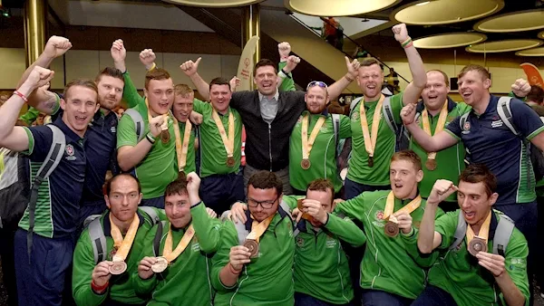 Triumphant Team Ireland touch down in Dublin to heroes' welcome