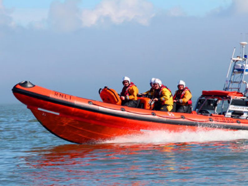 RNLI rescue nine people whose motor cruiser ran aground on rocks at Lough Derg
