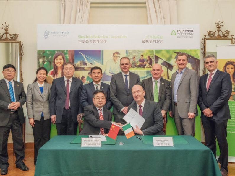 IT Carlow inks landmark agreement to cement links with Chinese universities