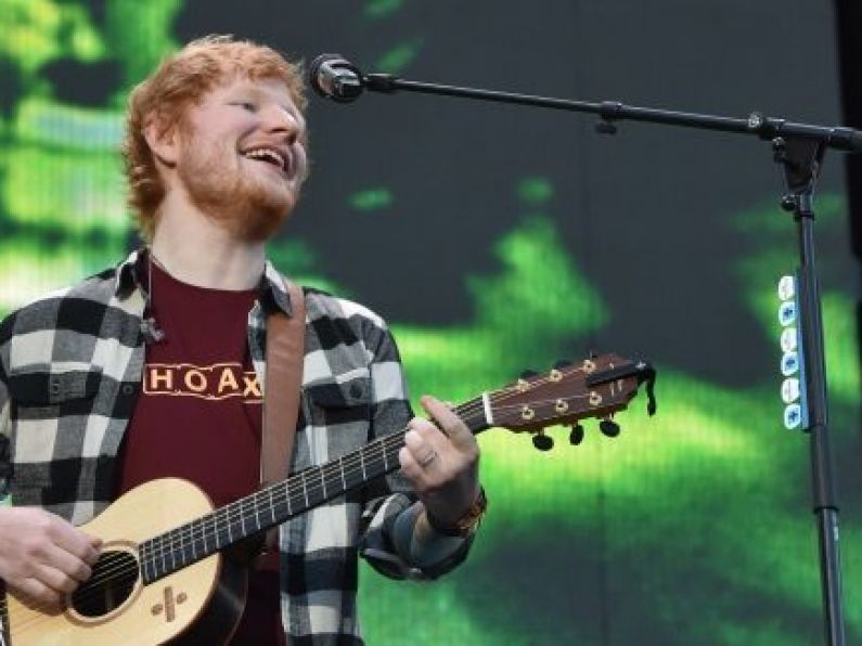 Ed Sheeran raised over 50k by raffling his guitar