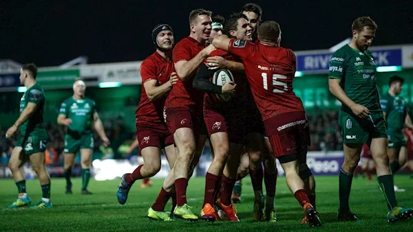 Guinness PRO14: Munster banish poor away form with bonus-point victory over Connacht
