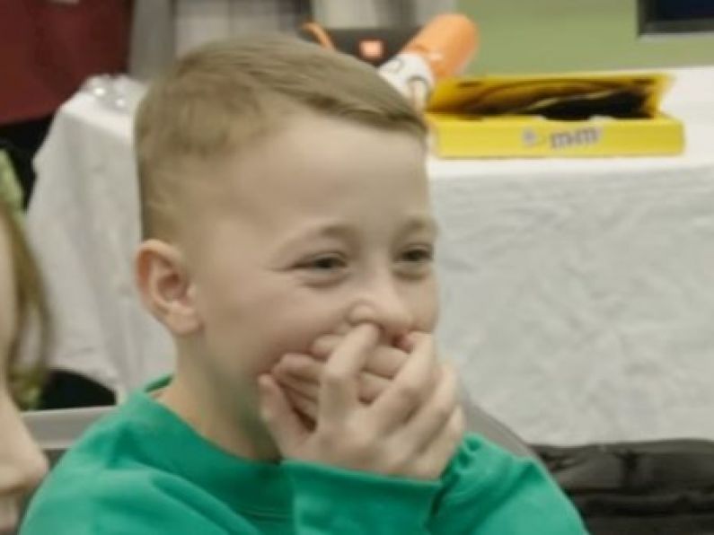 Watch as Dwayne 'The Rock' Johnson makes Kildare boy's dream come true