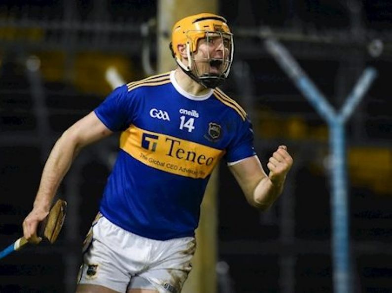 Tipperary hurler Seamus Callanan was presented with an old woodwork project he had built in school
