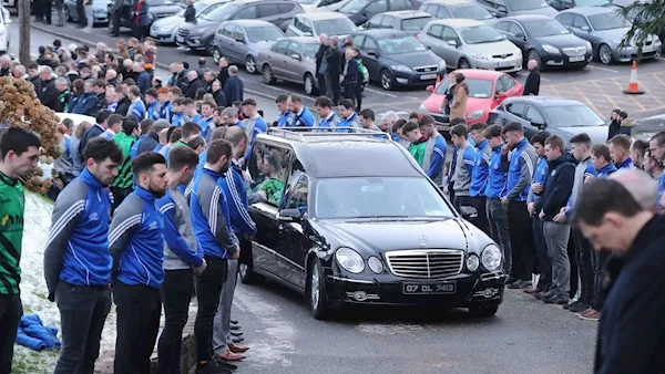 Priest warns 'the car is a lethal weapon' as Donegal endures bitter wind to bury four young crash victims