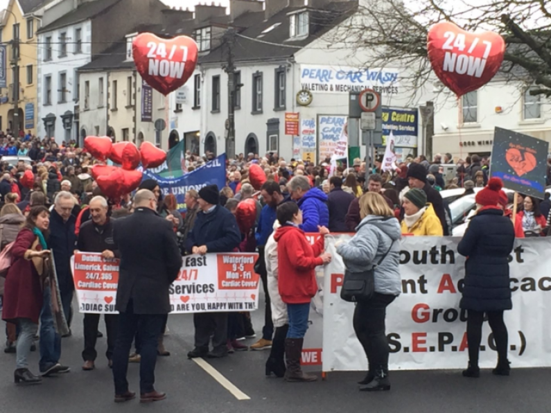 Thousands turn out for cardiac care march in Waterford