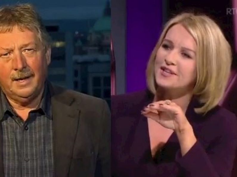 WATCH: Claire Byrne and Sammy Wilson in dispute over Leo Varadkar's 'threats'