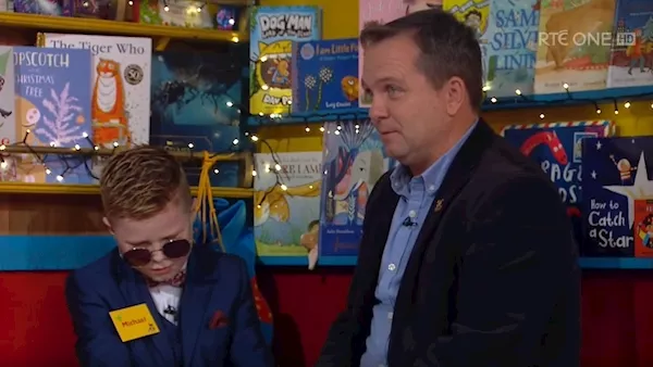 Davy Fitzgerald upheld the promise he made to young Michael O'Brien on the Late Late Toy Show