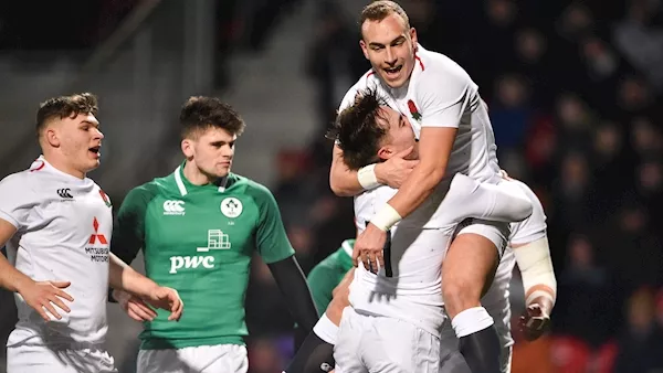 Ireland U20s come from 11 points down to earn bonus-point win over England U20s