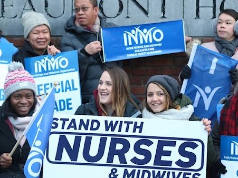 Nurses take to picket lines for third day of strike action