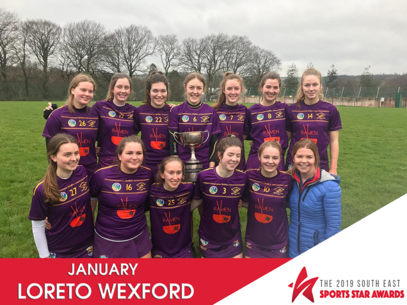 Loreto Wexford announced as the January winners of the South East Sports Star Awards