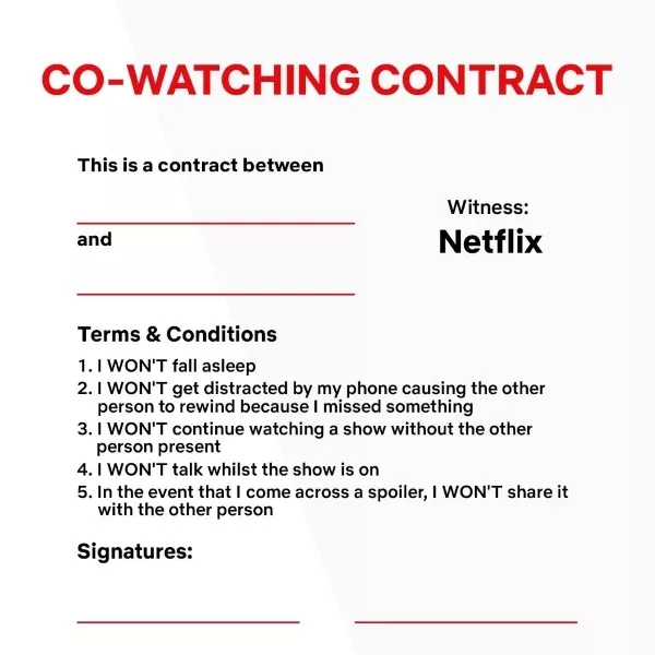 The Netflix cheating contact everyone needs to sick on the fridge
