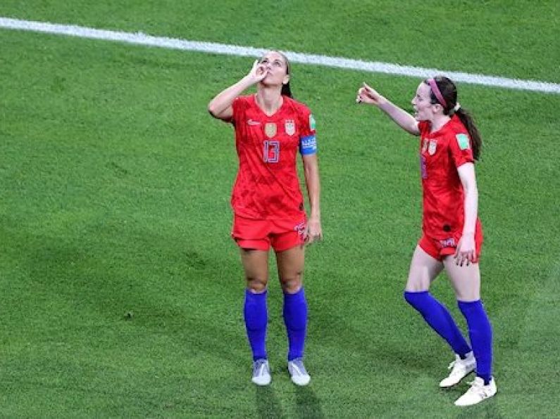 Storm in a teacup? There was quite a reaction to Alex Morgan's goal celebration against England