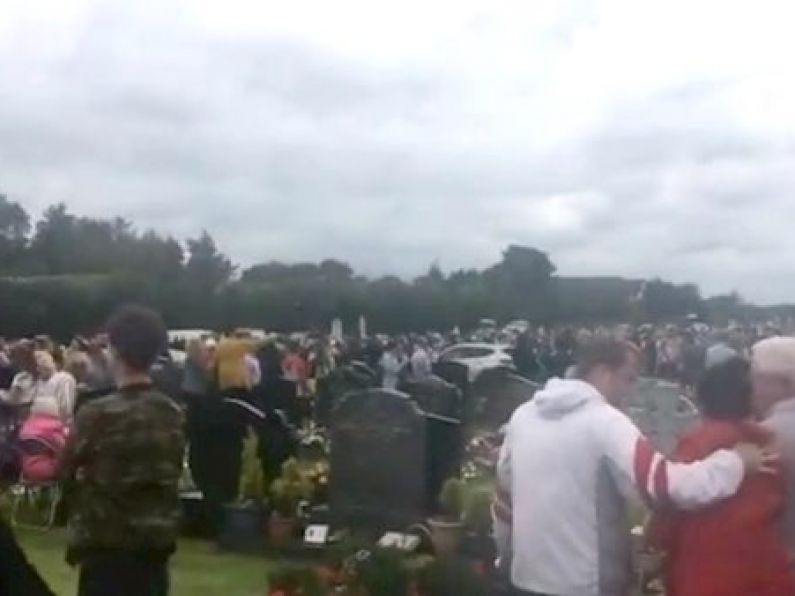 'There were children crying, people with frightened faces': Priest describes scene as man drove through graveyard