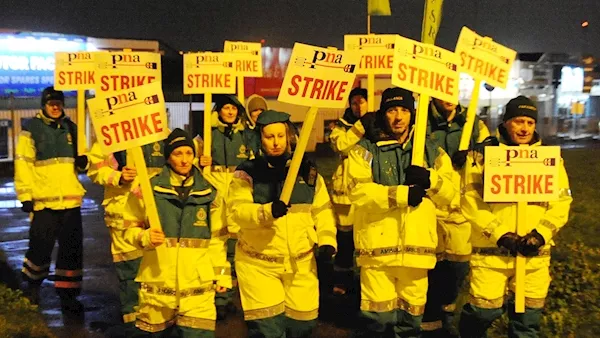 Up to 500 ambulance staff nationwide are to hold fifth strike tomorrow