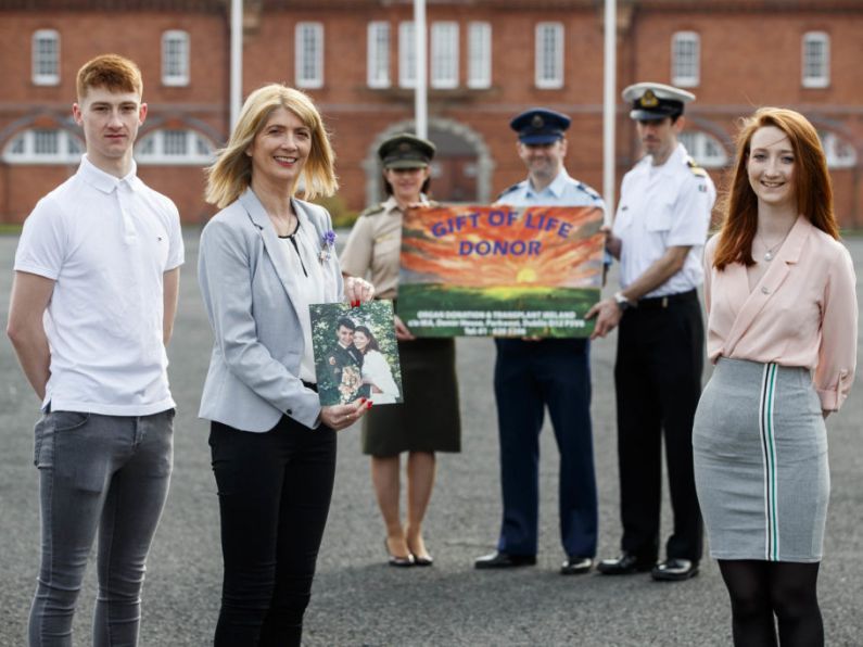 Family of deceased donor from Kilkenny step out with Army, Naval Service & Air Corps for Organ Donor Awareness Week