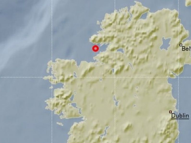 Earthquake with magnitude of 2.4 felt in Donegal