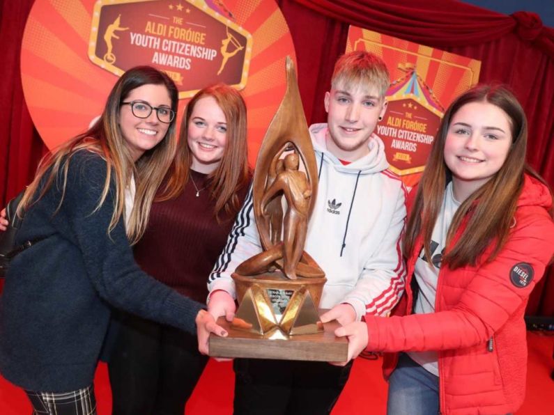 Carrick-On-Suir Foróige project overall winner at their 'Youth Citzenship Awards'