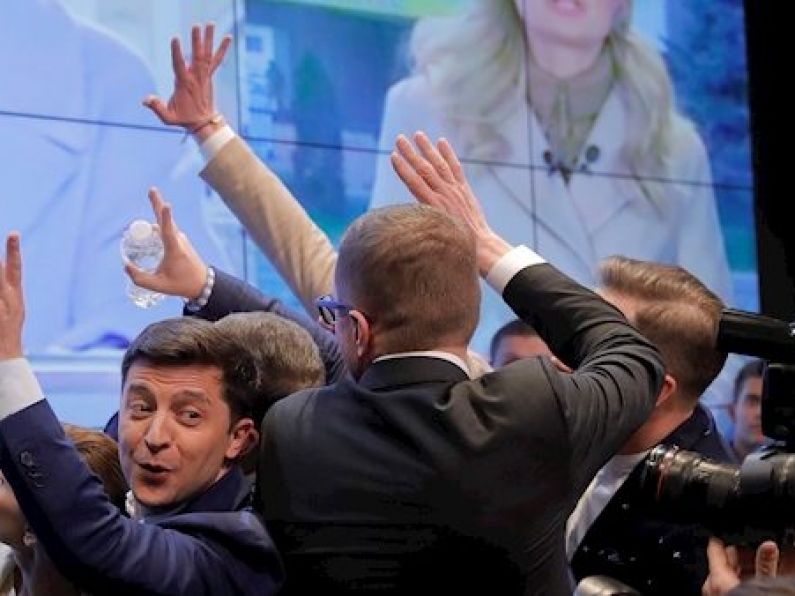 Comedian heads for landslide victory in Ukraine presidential election