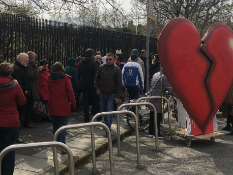 "You're certainly in the S.H.1.T down there"- South East campaigners take 24/7 cardiac protest to Dublin