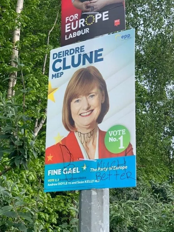 'Disturbing' poster vandalism slammed by candidates