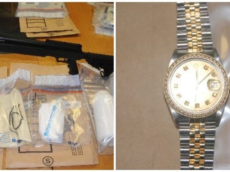 Three men arrested after drugs worth €210,000, cars and a luxury watch seized