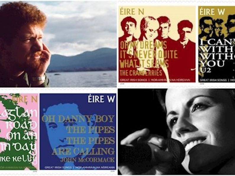 Dolores O'Riordan and Luke Kelly among singers remembered in new stamp collection