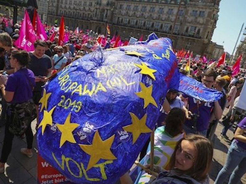 Tens of thousands rally against nationalism ahead of European elections