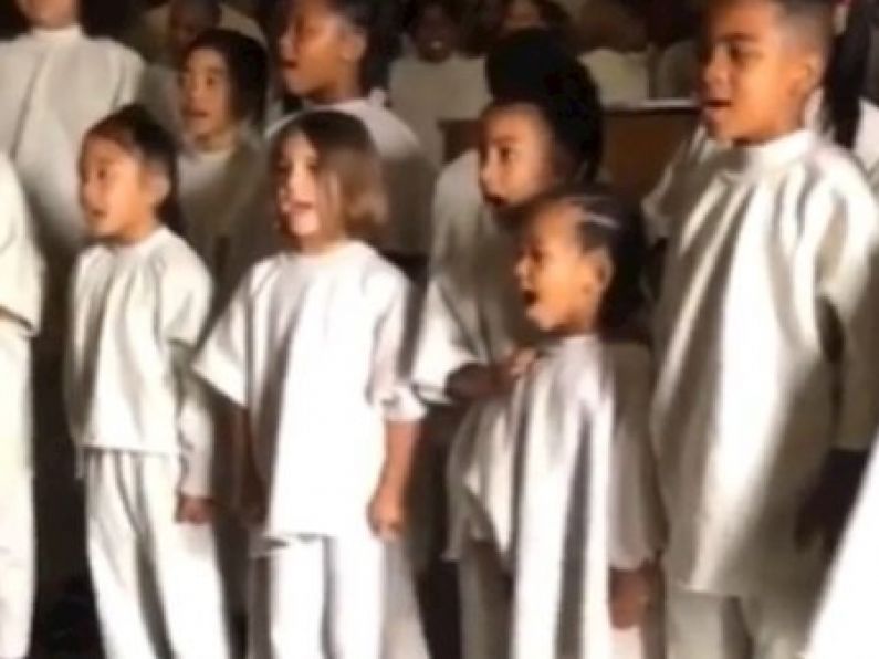 WATCH: North and Saint Kardashian sing ‘Nothing Compares 2 U’ at Kanye’s Sunday Service