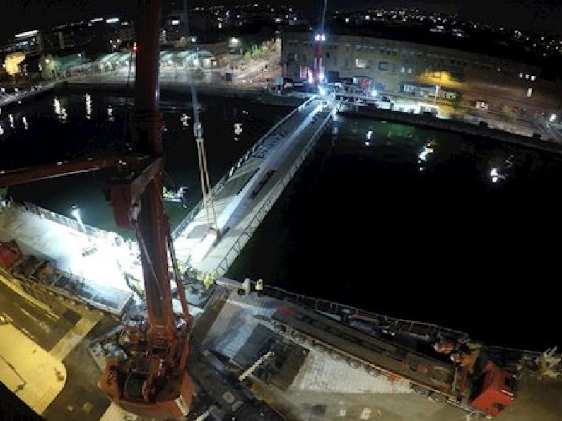 Incredible time-lapse video shows Cork's newest bridge being installed