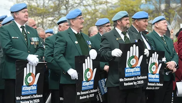 'Morale at all-time-low' in 'broken' Defence Forces, Cork parade hears